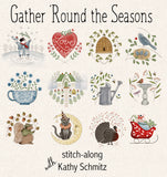 COMING SOON! Gather 'Round the Seasons - PDF stitch and color guide