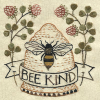 Bee Kind PDF embroidery pattern