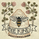 Bee Kind PDF embroidery pattern