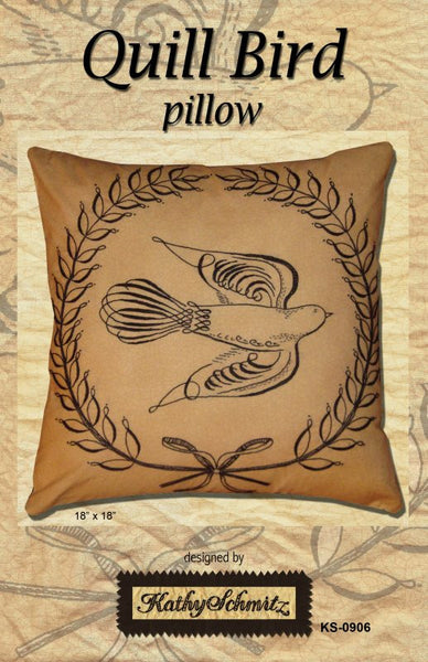 Quill Bird Pillow -CLEARANCE PDF PATTERN